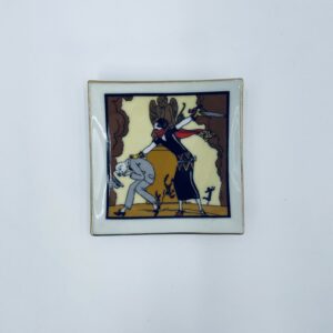 Talerzyk kolekcjonerski porcelanowy Art Deco