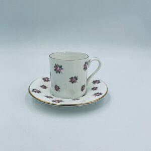 Zestaw śniadaniowy Filiżanka kolekcjonerska porcelanowa Aynsley Anglia