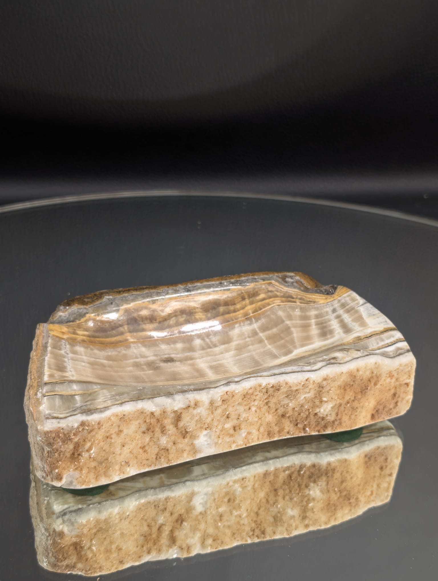 Minerał, kamień z naturalnego kamienia z onyksu Pakistański waga 220g - obrazek 6