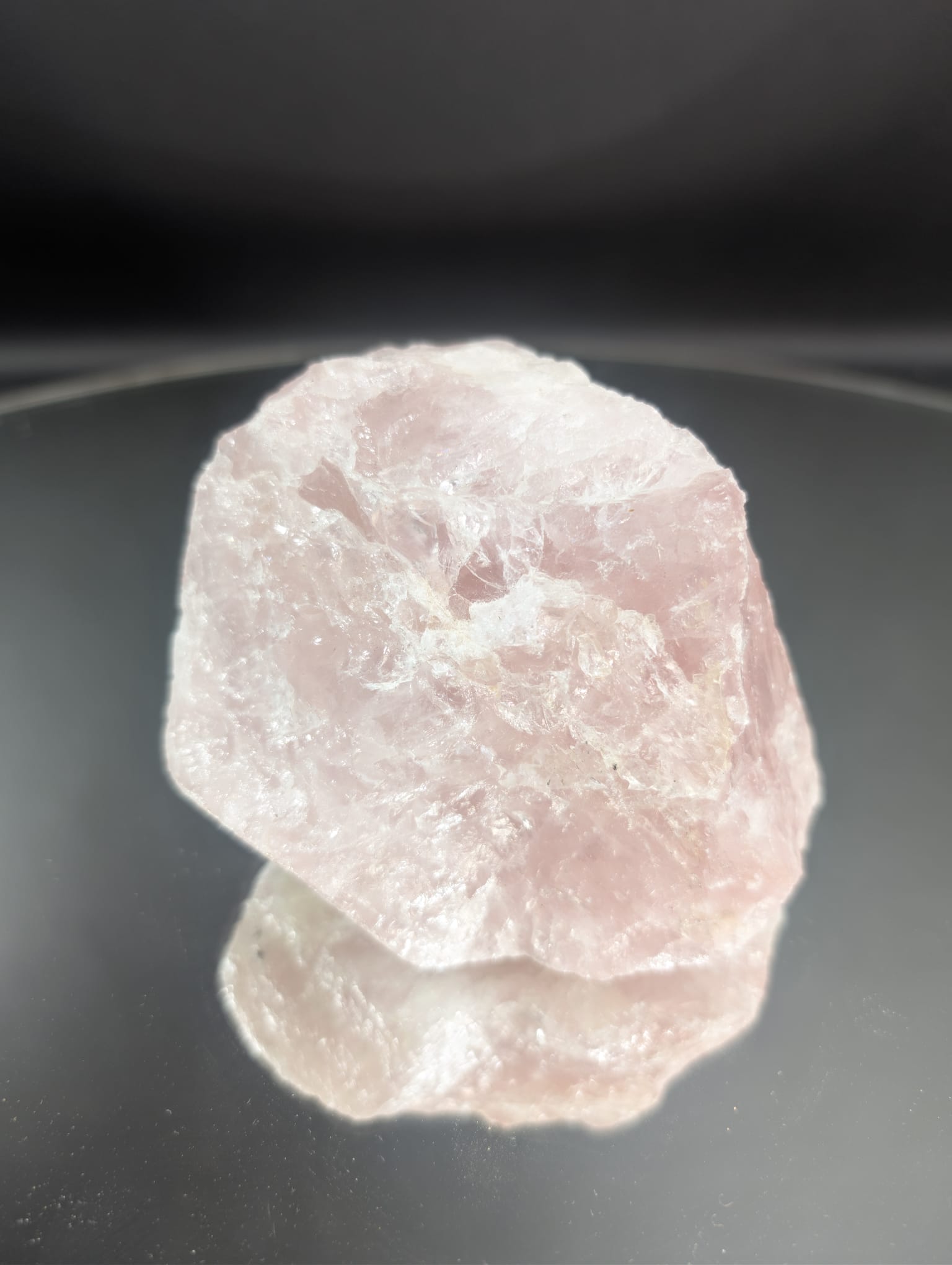 Kamień naturalny Różowy Kwarc bryła waga 864g - obrazek 4
