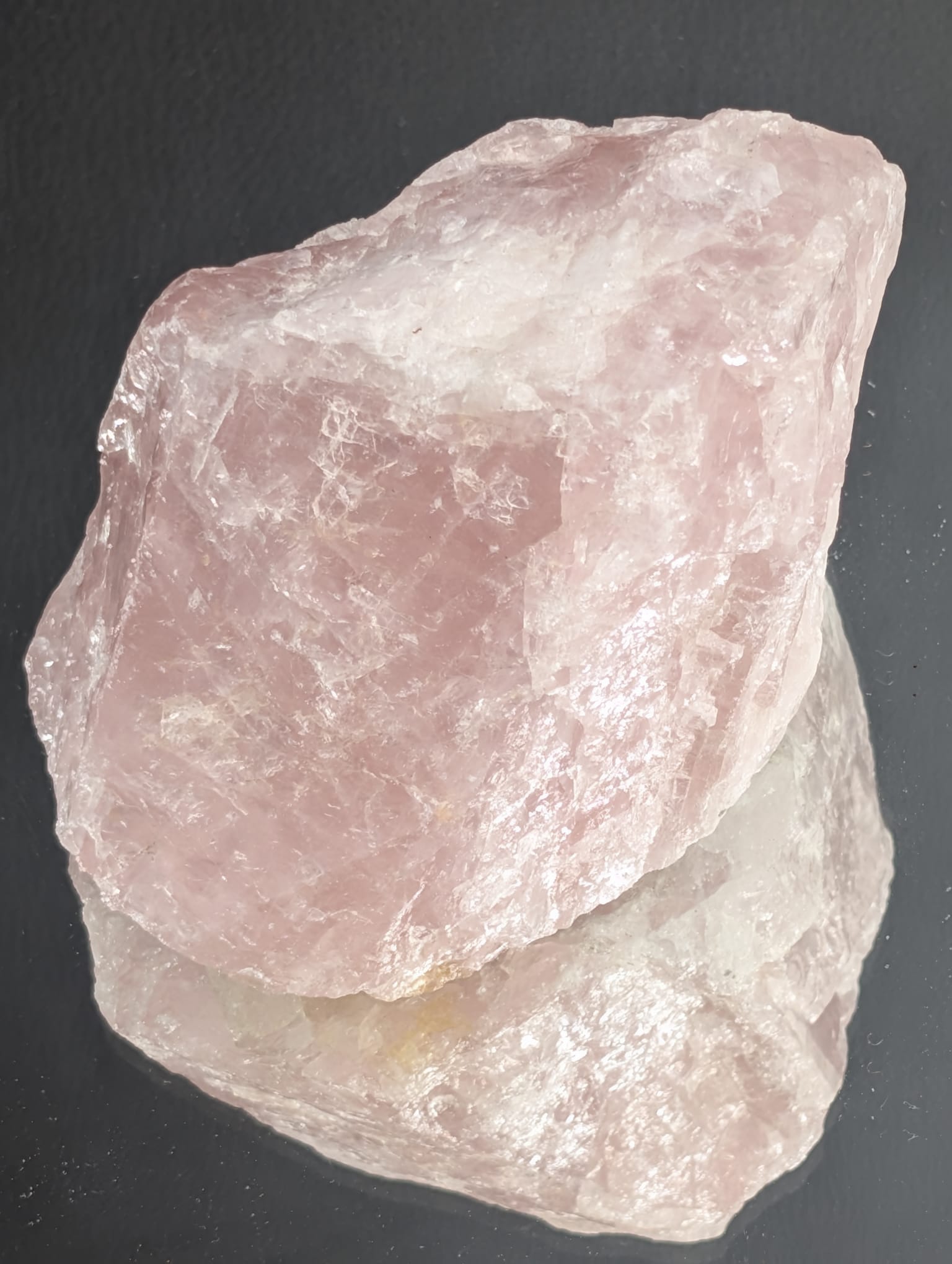 Kamień naturalny Różowy Kwarc bryła waga 864g - obrazek 9