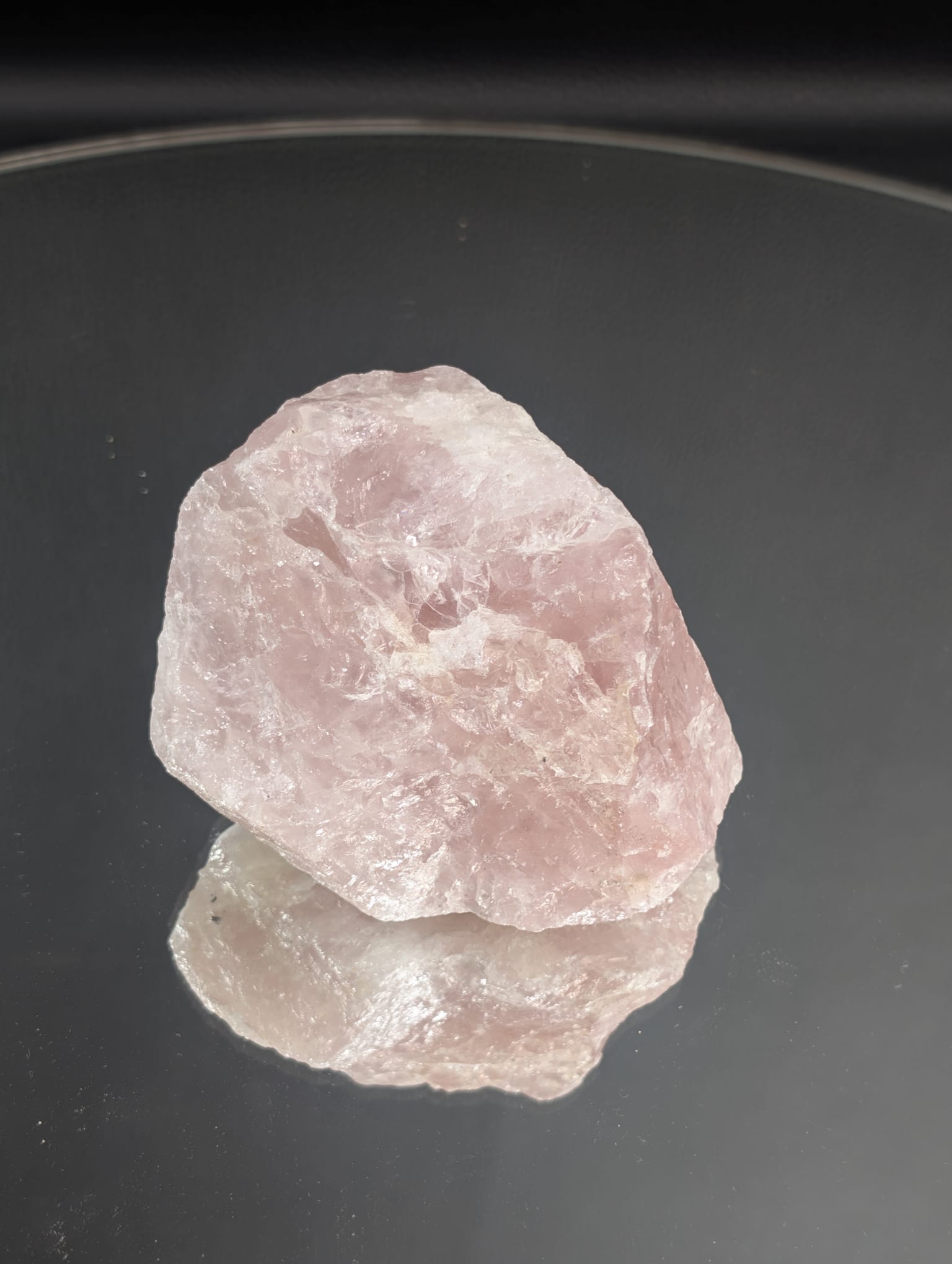Kamień naturalny Różowy Kwarc bryła waga 864g - obrazek 10