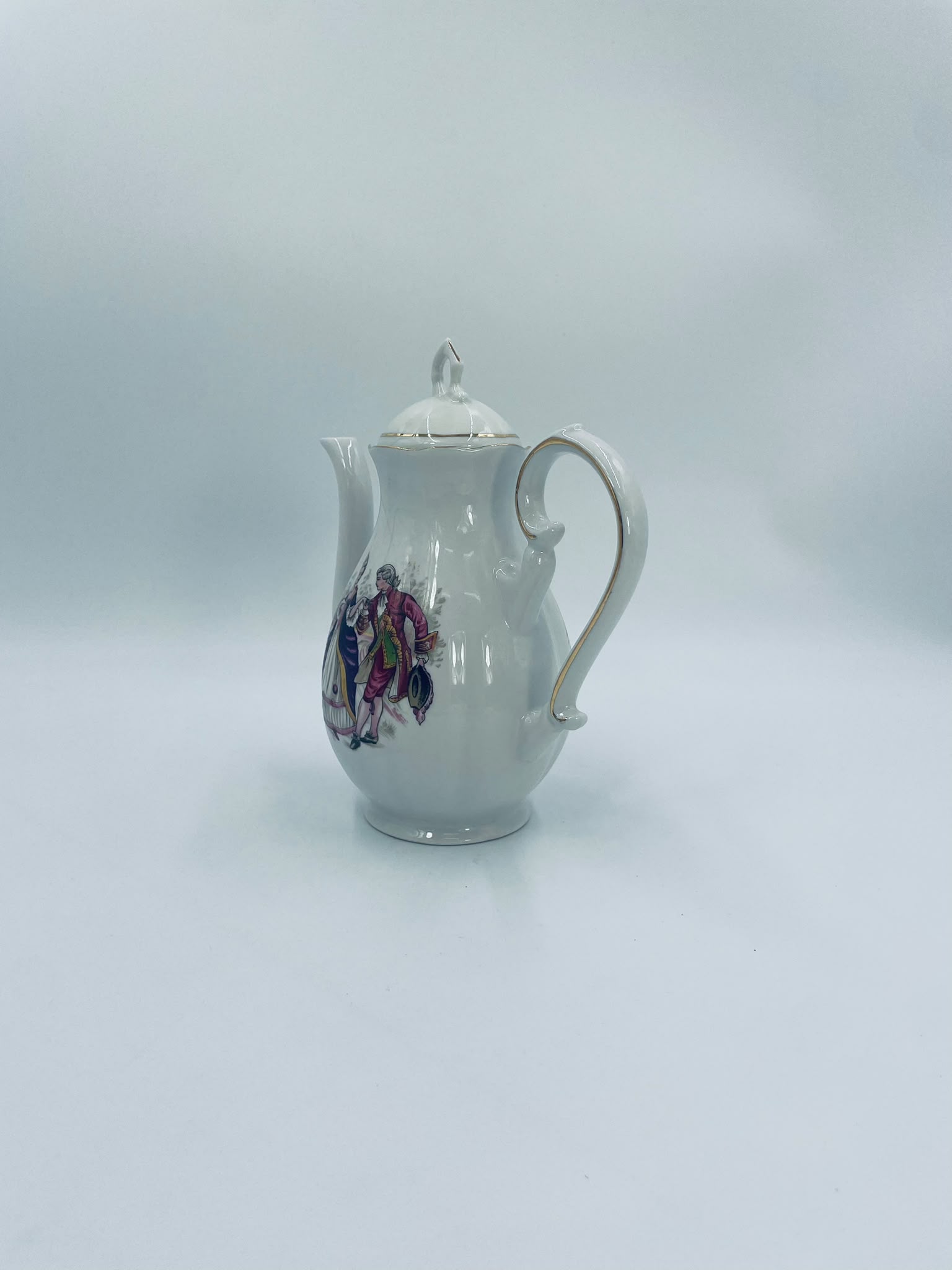 Dzbanek na herbatę porcelanowy Zaječar Jugosławia - obrazek 5