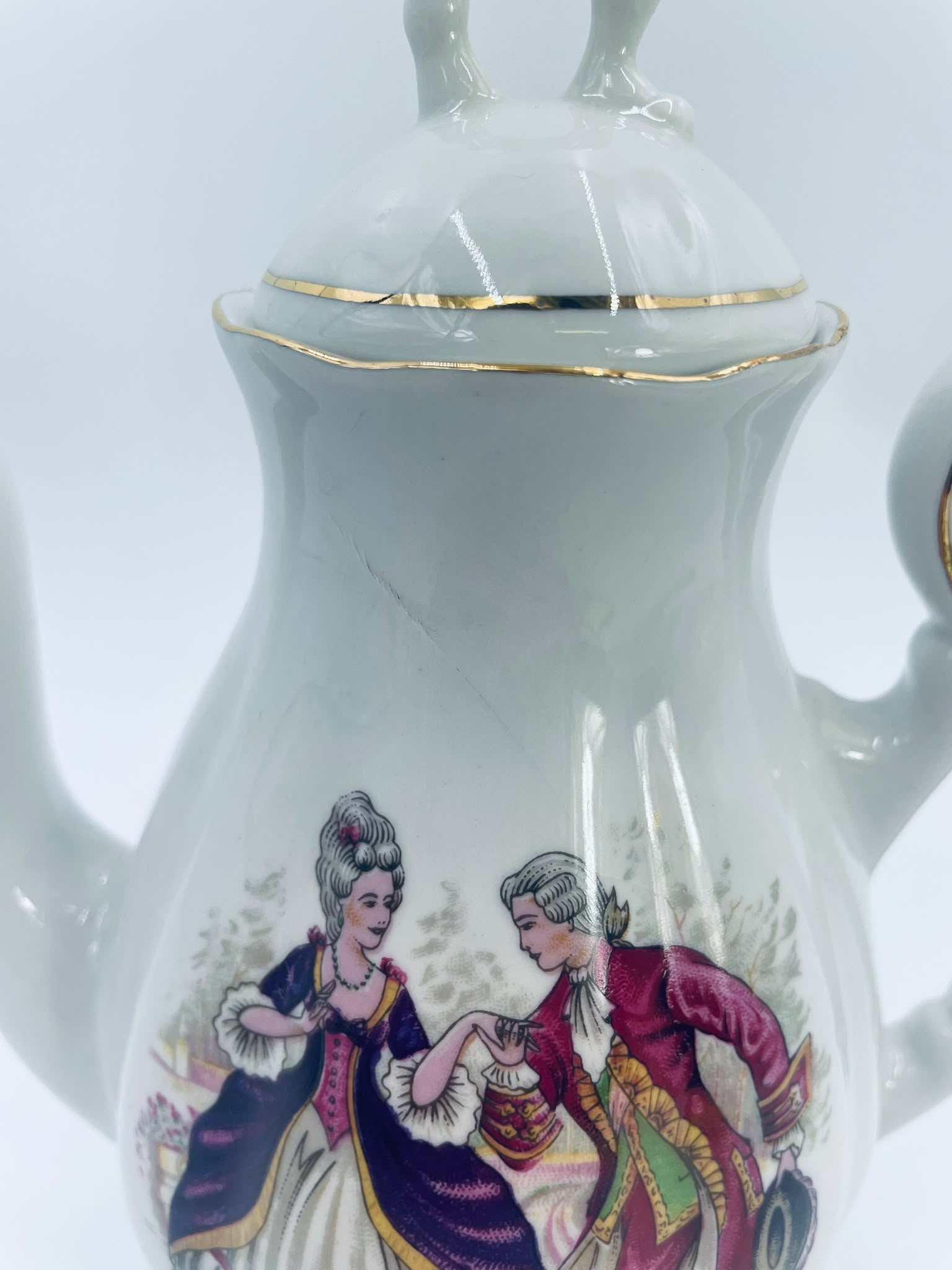 Dzbanek na herbatę porcelanowy Zaječar Jugosławia - obrazek 11