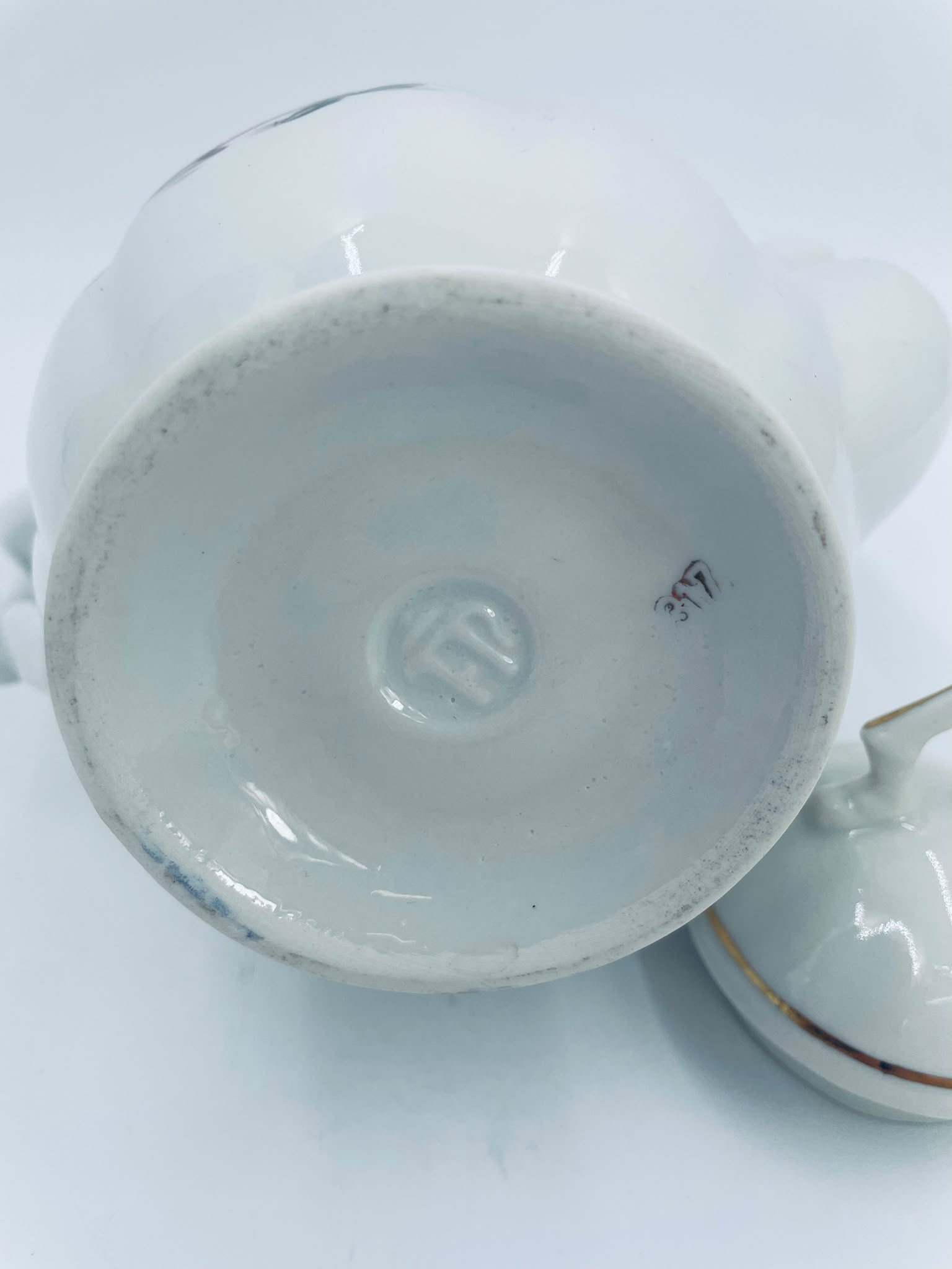 Dzbanek na herbatę porcelanowy Zaječar Jugosławia - obrazek 9