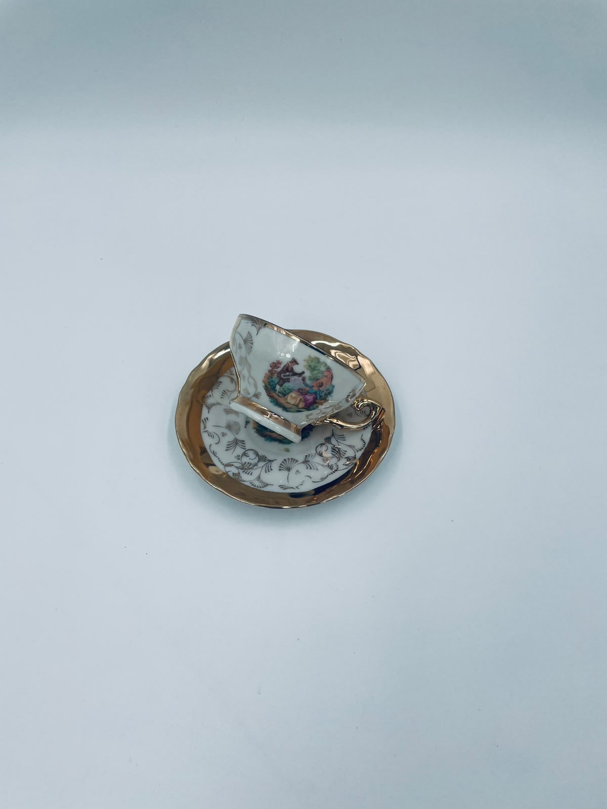 Zestaw śniadaniowy Filiżanka kolekcjonerska porcelanowa Włoska - obrazek 7