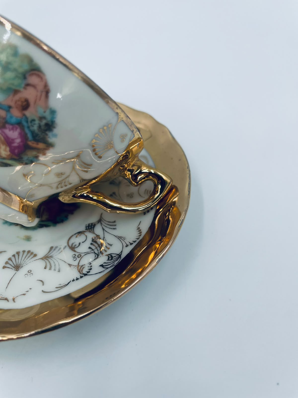 Zestaw śniadaniowy Filiżanka kolekcjonerska porcelanowa Włoska - obrazek 17