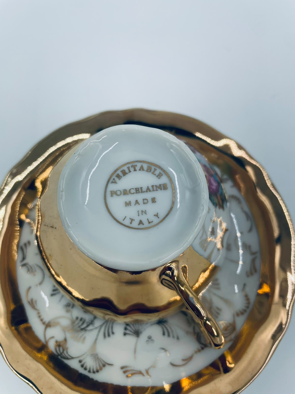 Zestaw śniadaniowy Filiżanka kolekcjonerska porcelanowa Włoska - obrazek 15