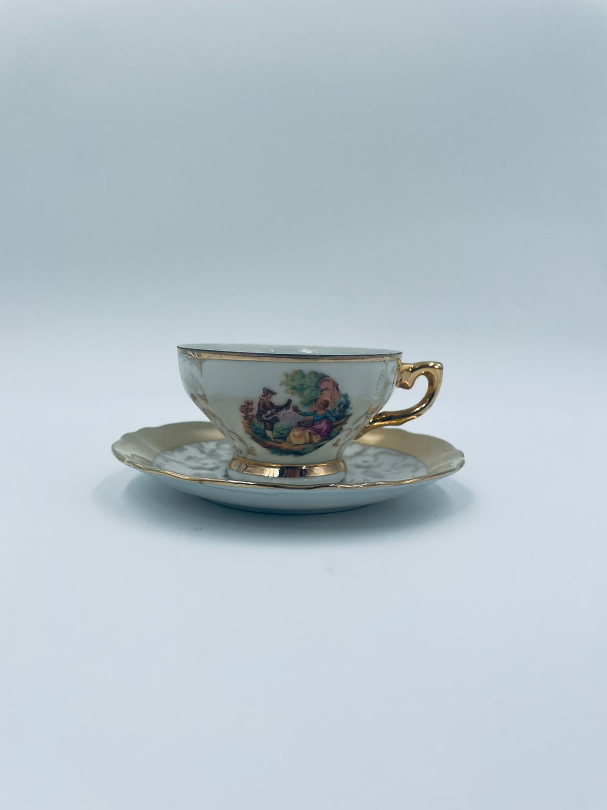 Zestaw śniadaniowy Filiżanka kolekcjonerska porcelanowa Włoska - obrazek 12
