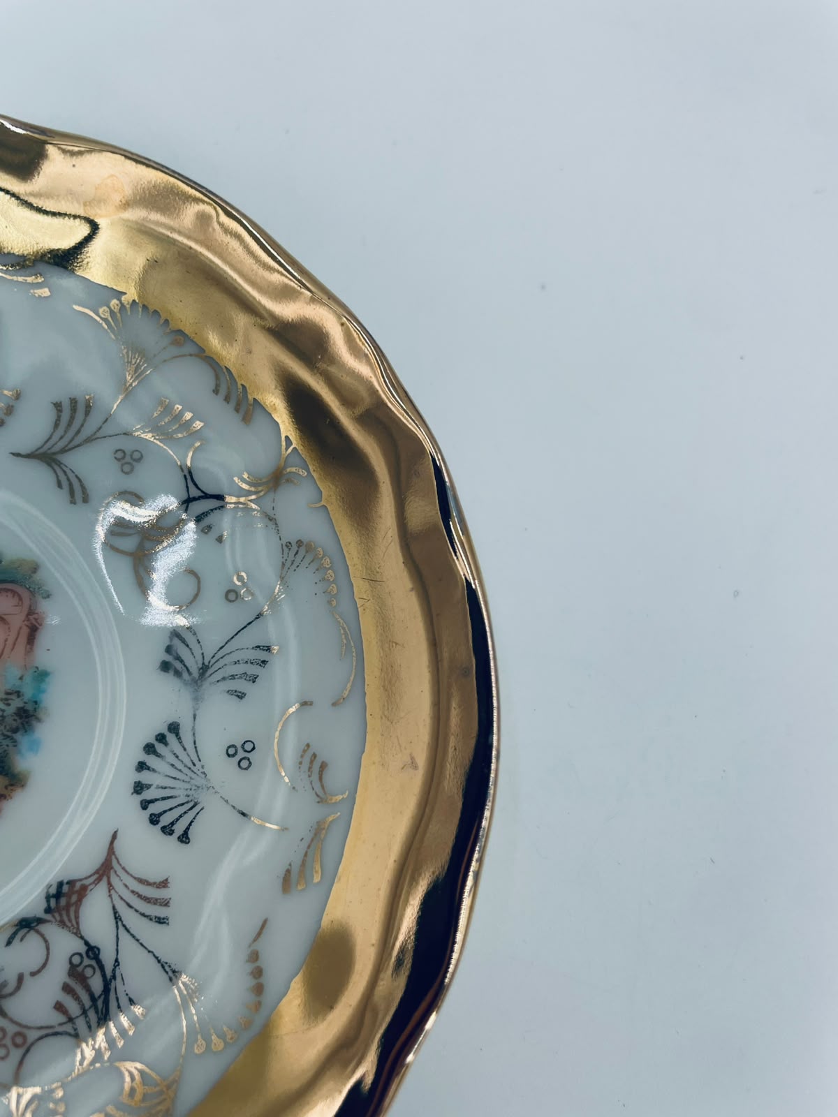 Zestaw śniadaniowy Filiżanka kolekcjonerska porcelanowa Włoska - obrazek 9