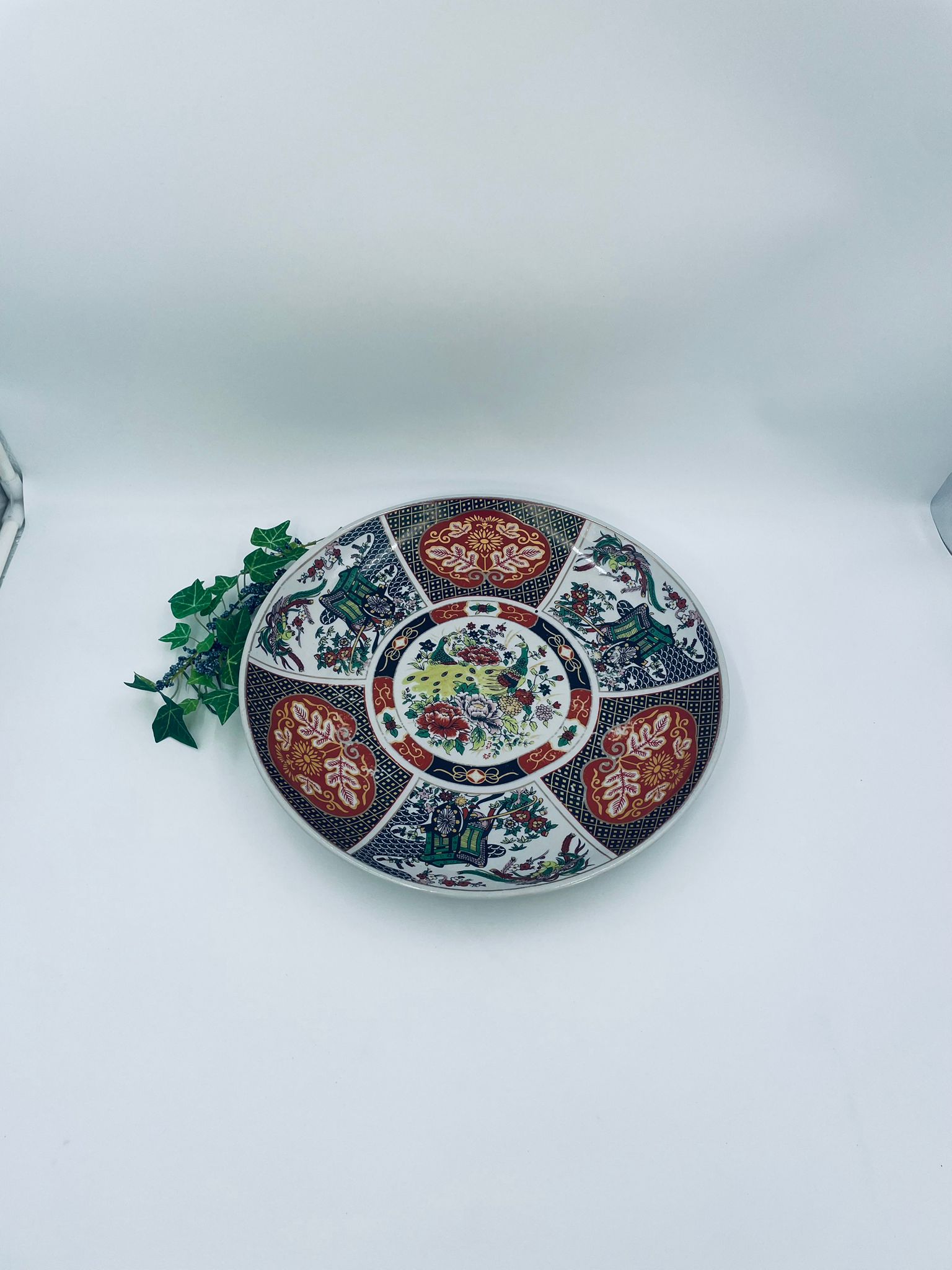 Talerz dekoracyjny Chiny Imari - obrazek 3