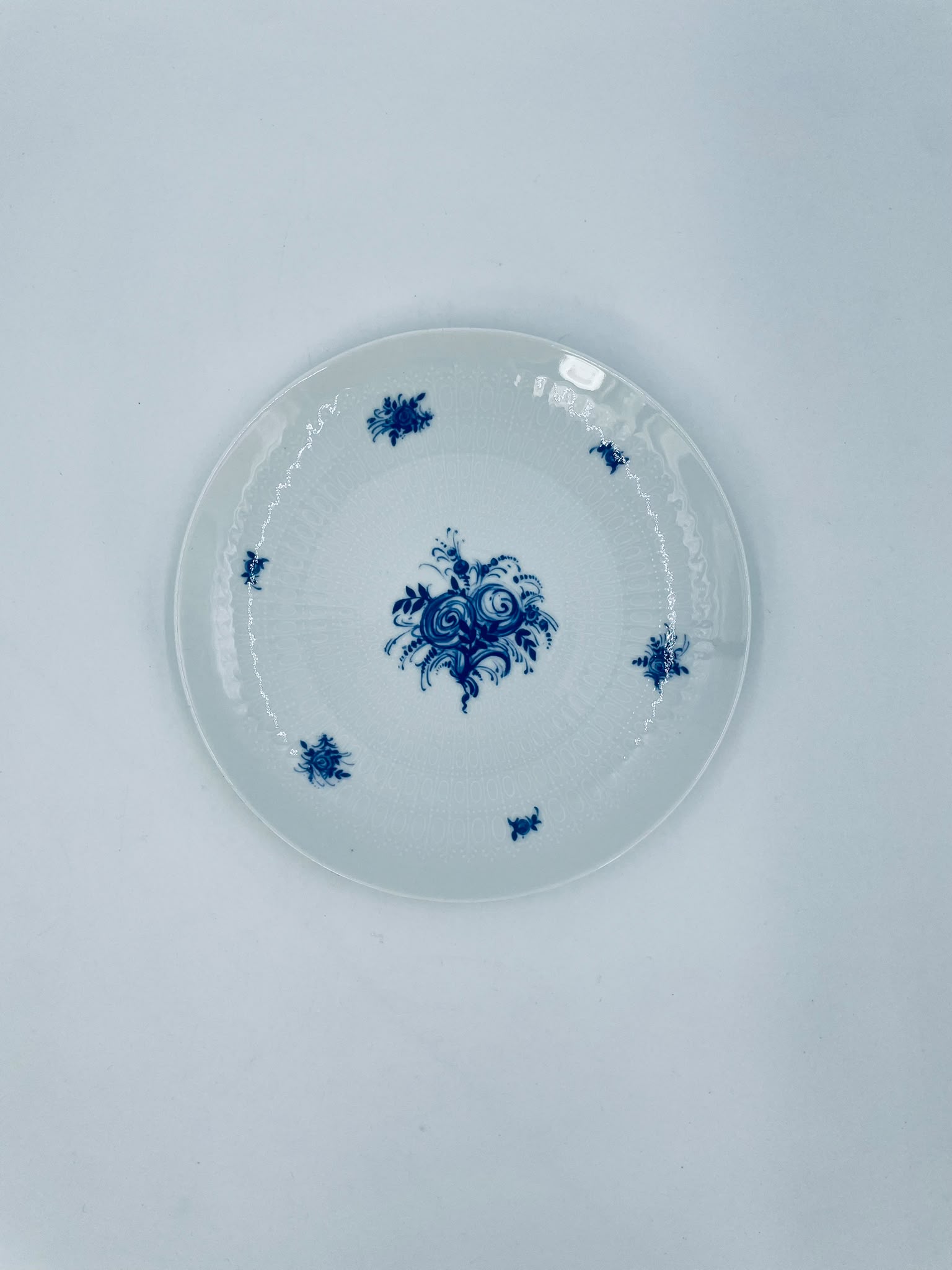 Talerz deserowy porcelanowy Rosenthal Romanze in Blau - Image 3