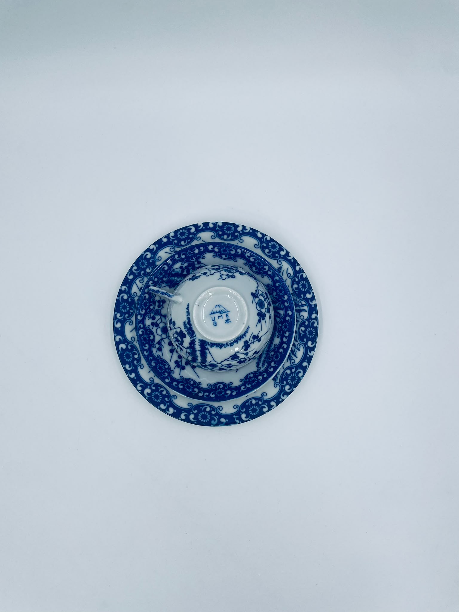 Zestaw śniadaniowy Filiżanka kolekcjonerska porcelanowa Japonia - Image 6
