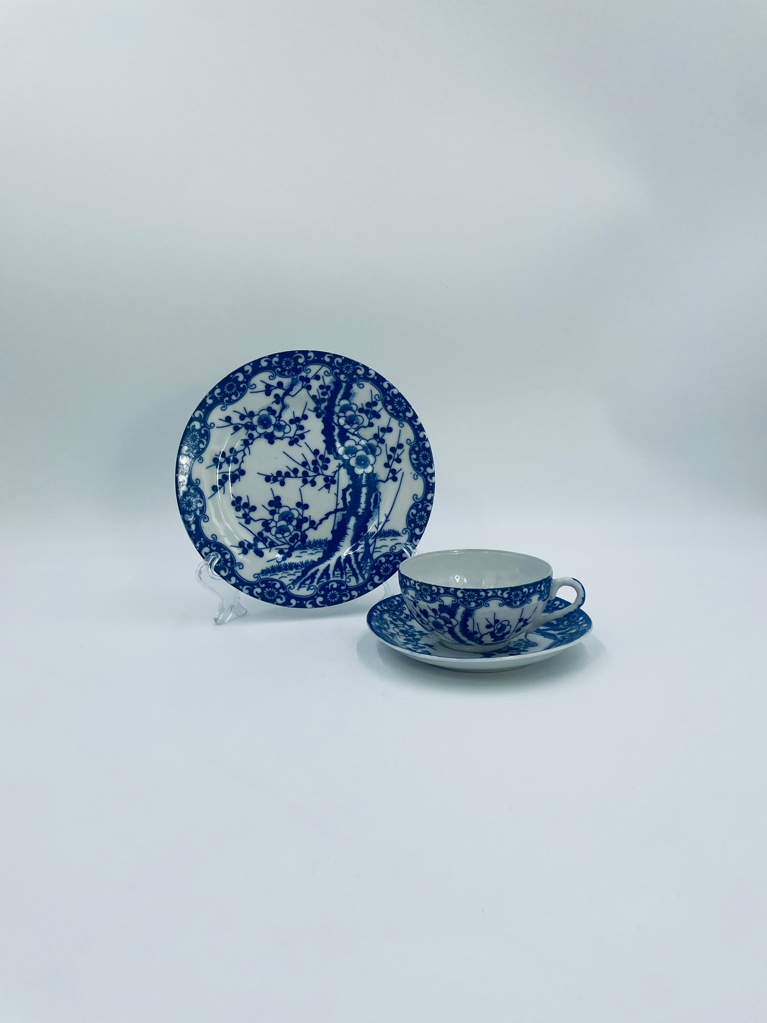 Zestaw śniadaniowy Filiżanka kolekcjonerska porcelanowa Japonia - Image 8