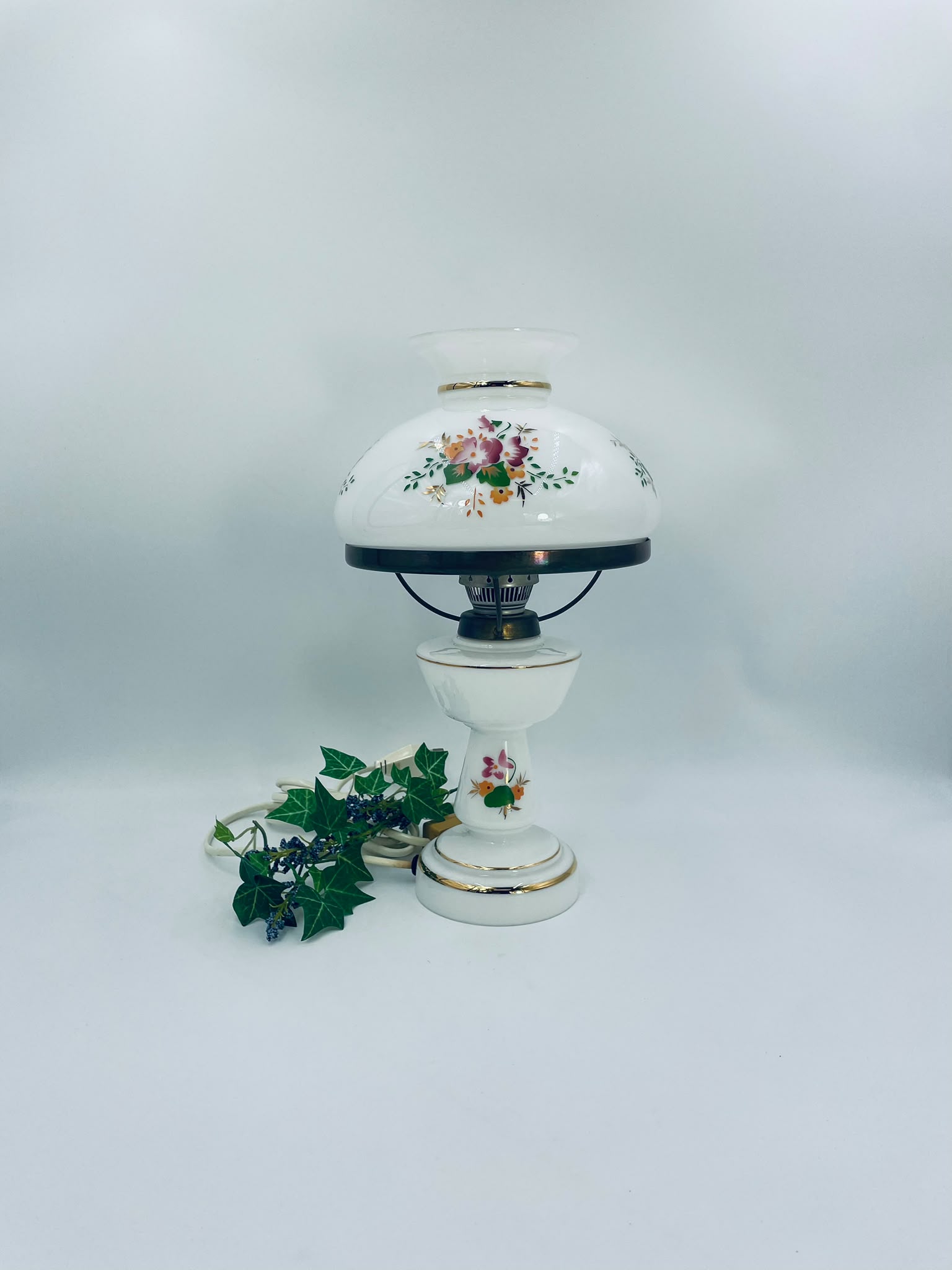 Antyczna lampa stołowa Vintage - Image 3