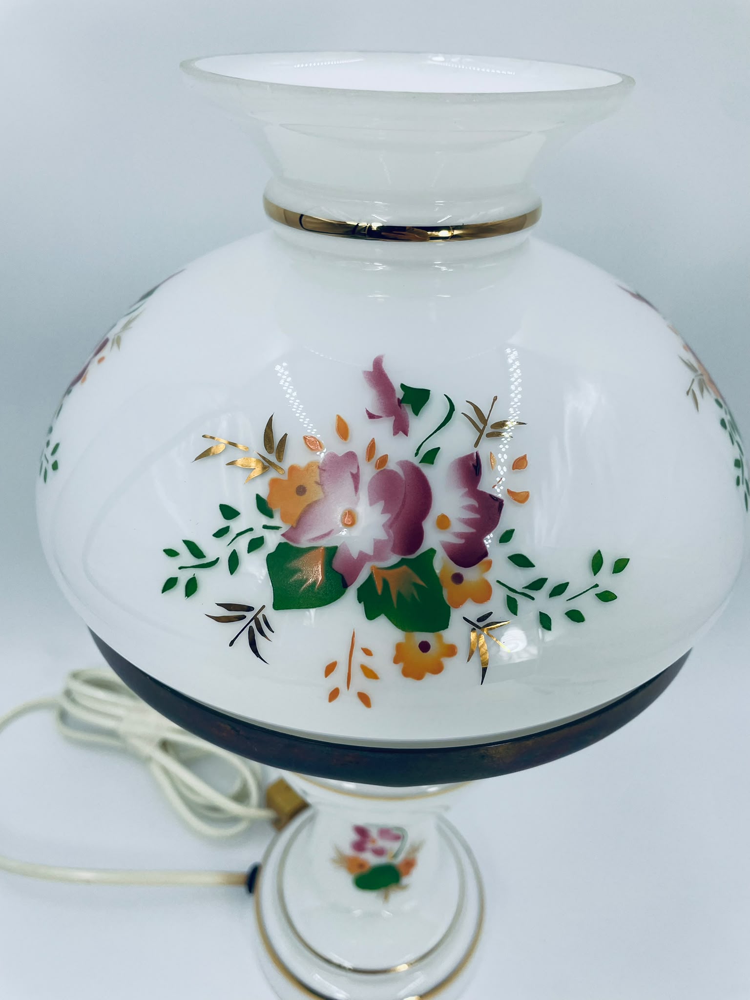 Antyczna lampa stołowa Vintage - Image 11