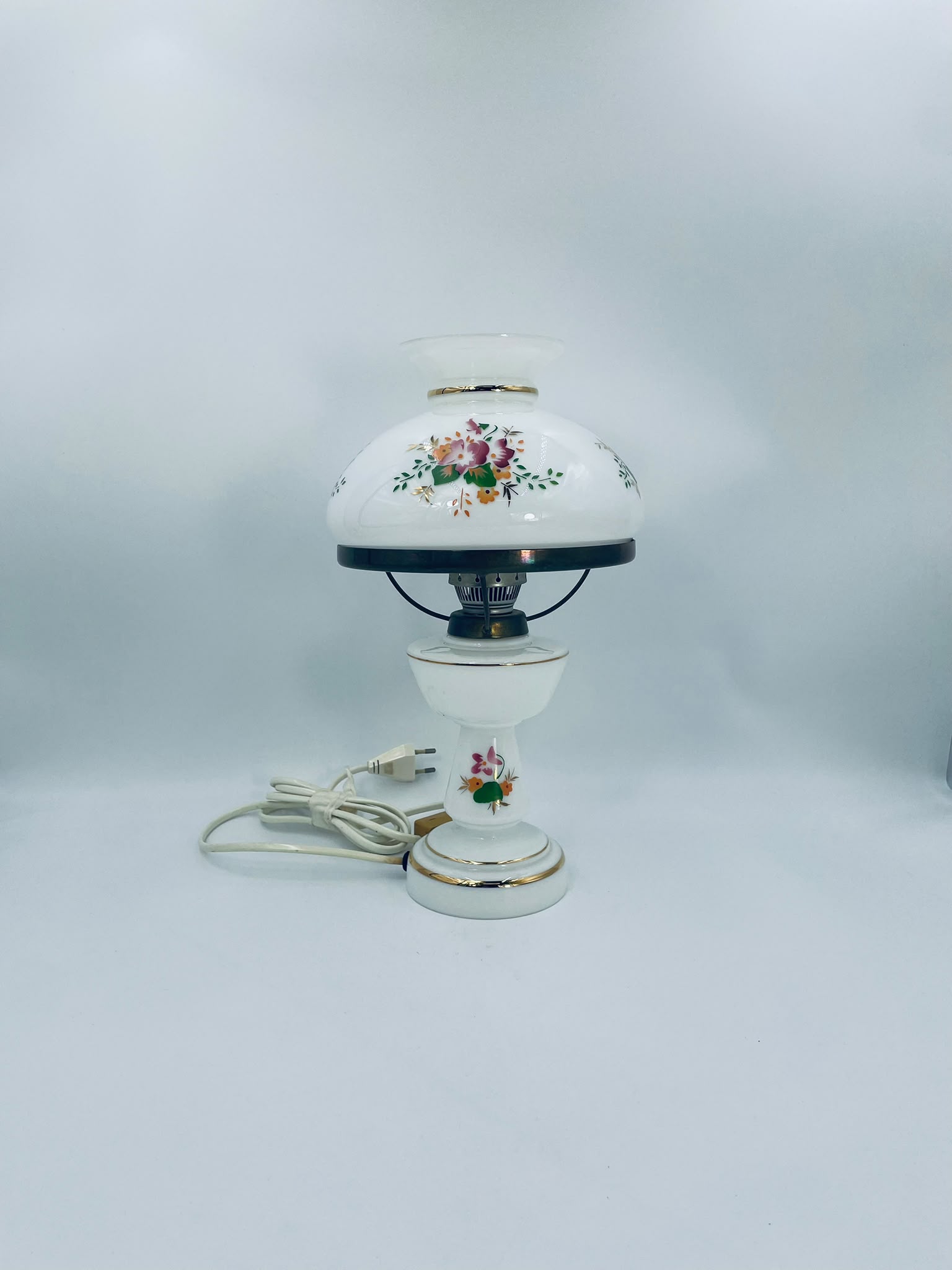 Antyczna lampa stołowa Vintage - Image 4