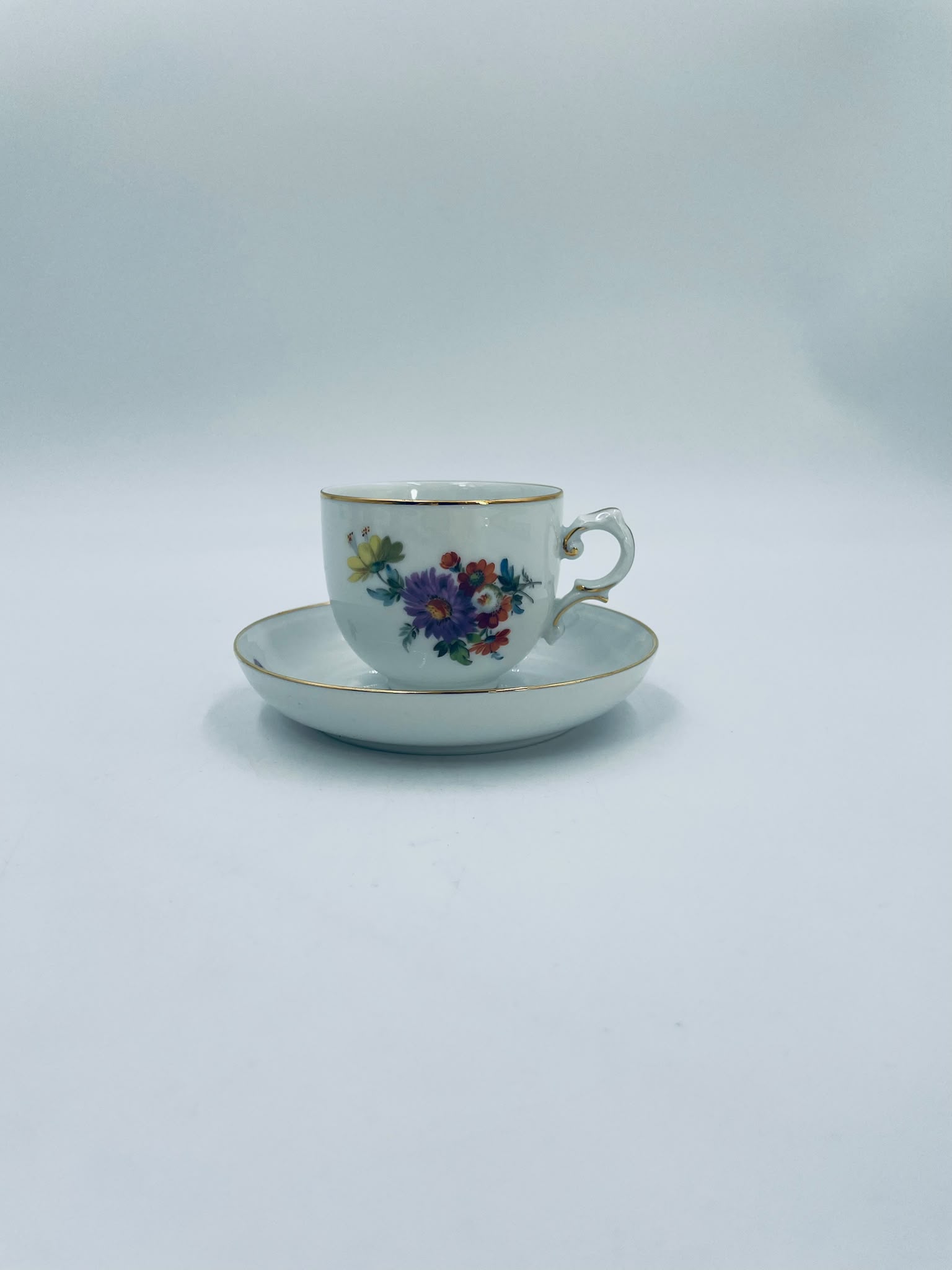 Zestaw śniadaniowy Filiżanka kolekcjonerska porcelanowa Furstenberg - obrazek 3