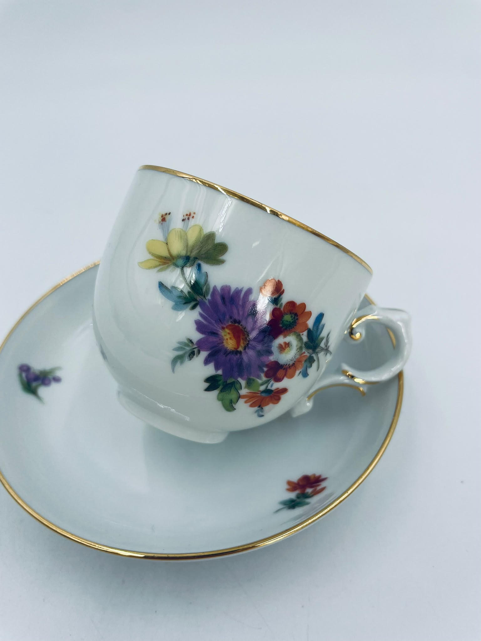 Zestaw śniadaniowy Filiżanka kolekcjonerska porcelanowa Furstenberg - obrazek 14