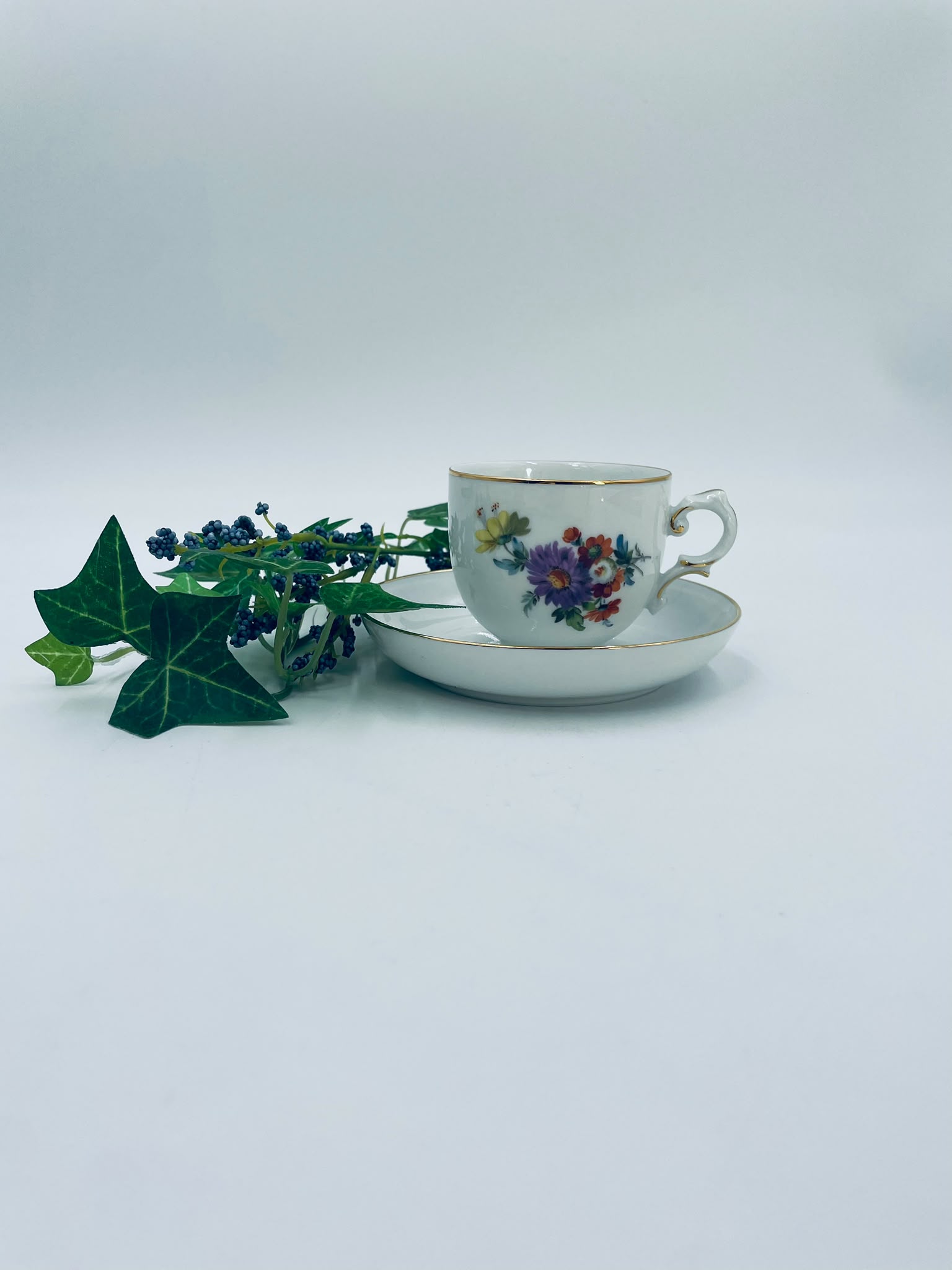 Zestaw śniadaniowy Filiżanka kolekcjonerska porcelanowa Furstenberg - obrazek 11