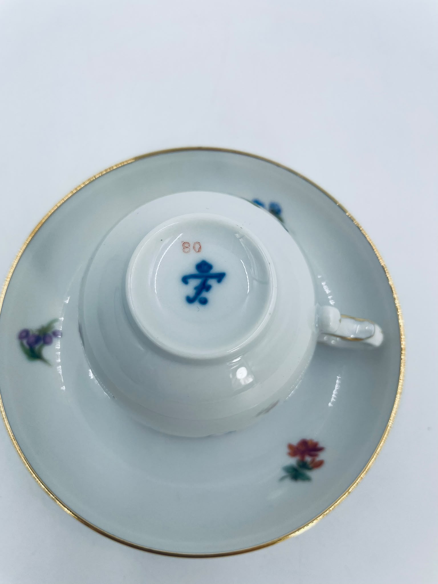 Zestaw śniadaniowy Filiżanka kolekcjonerska porcelanowa Furstenberg - obrazek 8