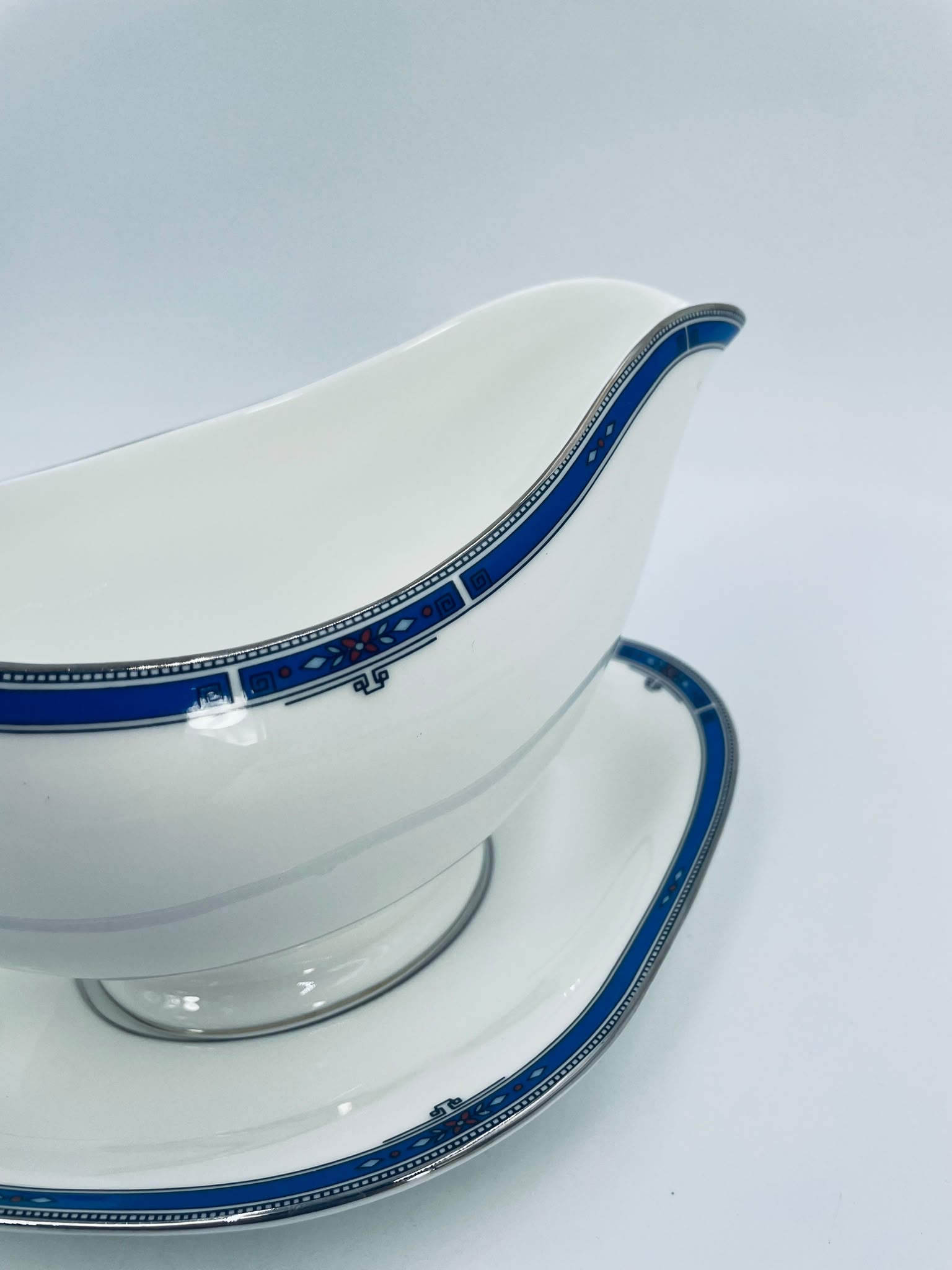 Sosjerka z podstawką Anglia Wedgwood Kingsbridge - obrazek 9
