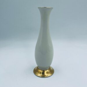 Wazon porcelanowy złocony ecru Trettau