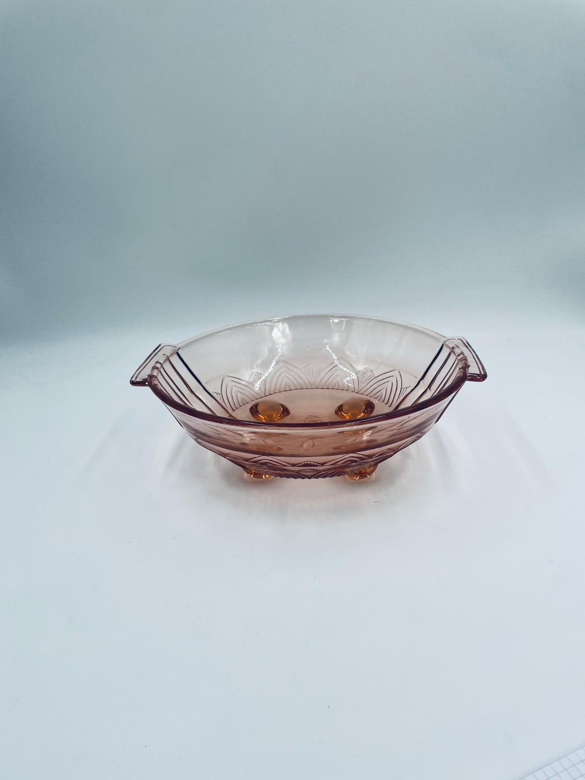 Rozaliowy, łososiowa misa Fenne Orient Z LAT 1938 - Image 2