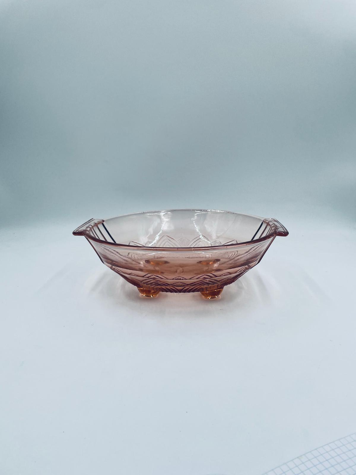 Rozaliowy, łososiowa misa Fenne Orient Z LAT 1938 - Image 3