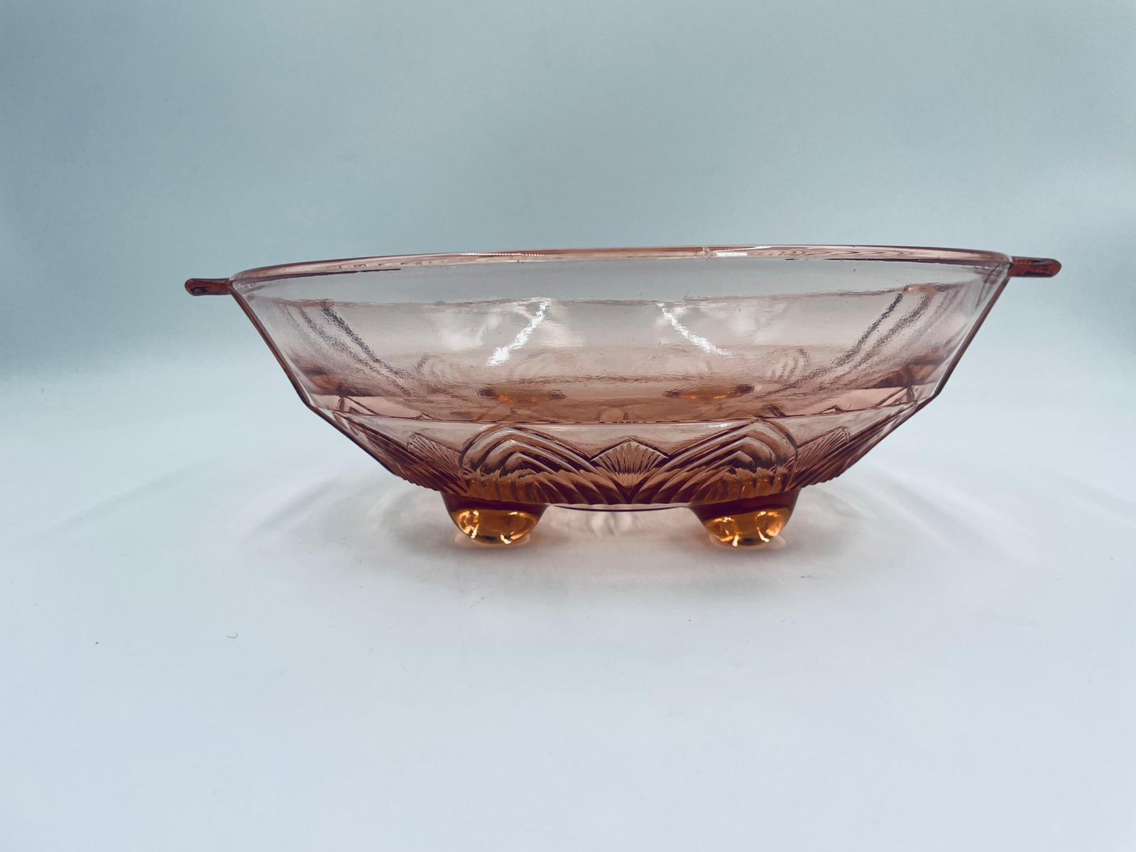 Rozaliowy, łososiowa misa Fenne Orient Z LAT 1938 - Image 6