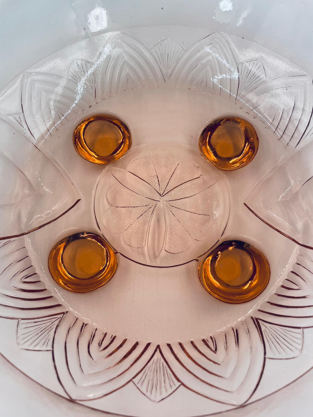 Rozaliowy, łososiowa misa Fenne Orient Z LAT 1938 - Image 10