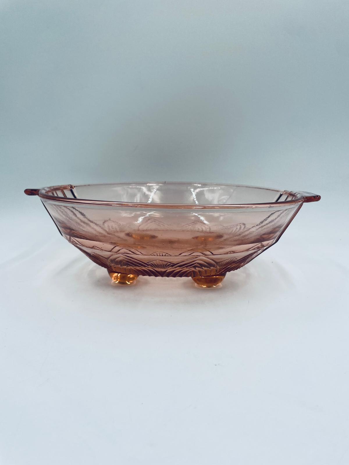 Rozaliowy, łososiowa misa Fenne Orient Z LAT 1938 - Image 15