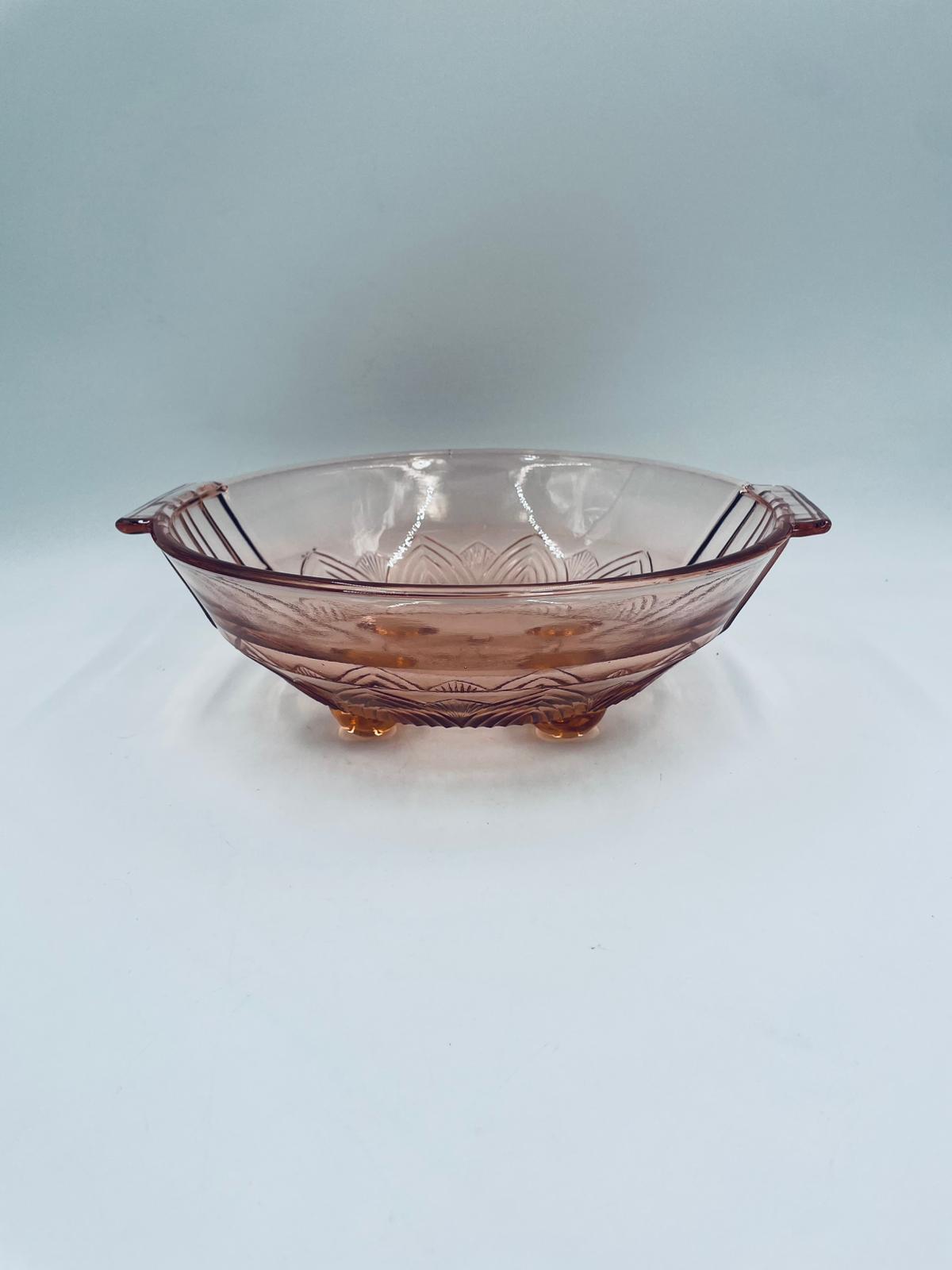 Rozaliowy, łososiowa misa Fenne Orient Z LAT 1938 - Image 14