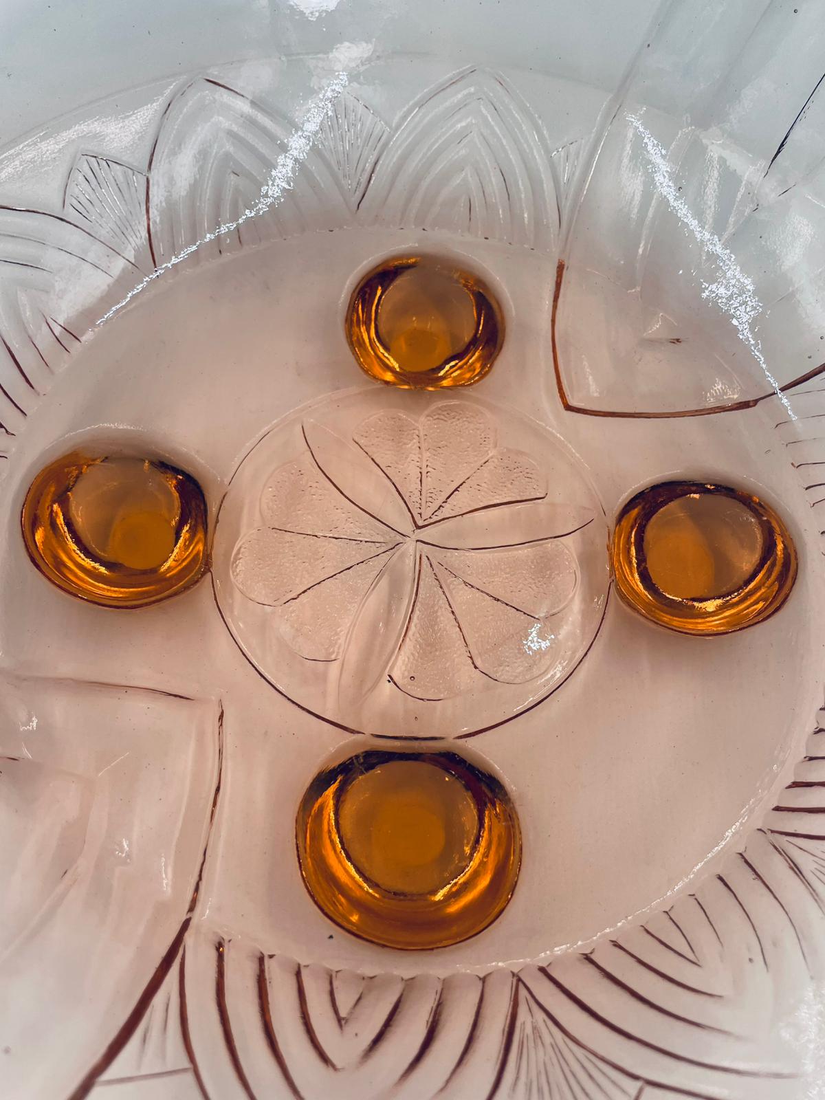 Rozaliowy, łososiowa misa Fenne Orient Z LAT 1938 - Image 12