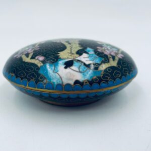 Puzderko na drobiazgi z mosiądzu ręcznie malowane