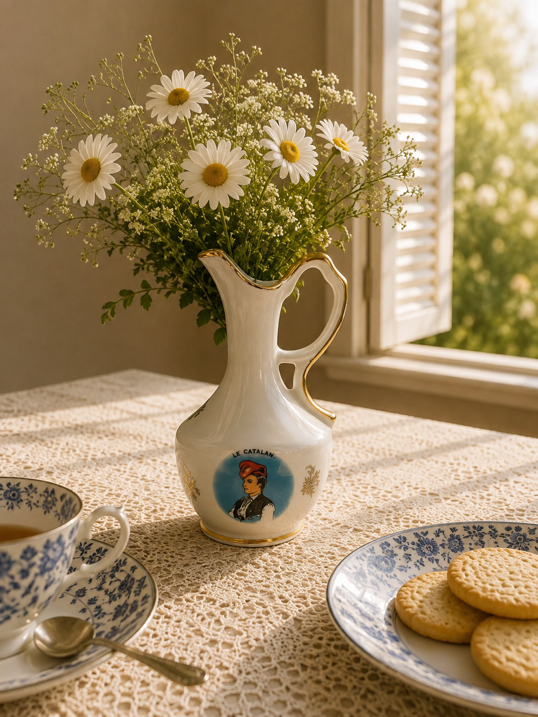 Dzbanuszek, wazonik porcelanowy Monako Francja