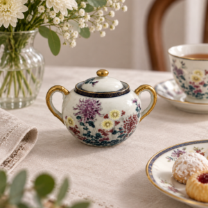 Cukiernica porcelanowa Japonia Kutania