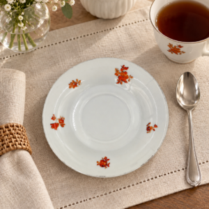 Spodek pod filiżankę porcelanowy Carl Teichert Meissen