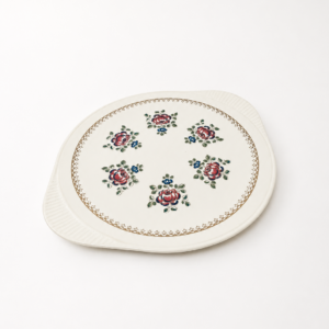 Zabytkowa patera na ciasto ceramiczna Vintage