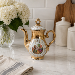 Dzbanek do herbaty porcelanowy Włoski