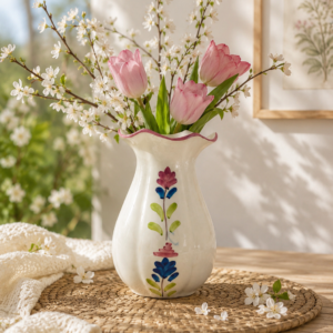 Wazon dekoracyjny ceramiczny Vintage