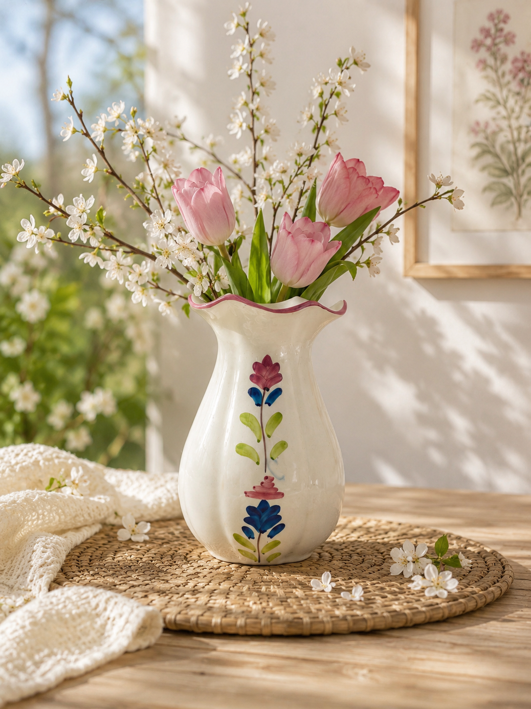Vintage ceramic decorative vase