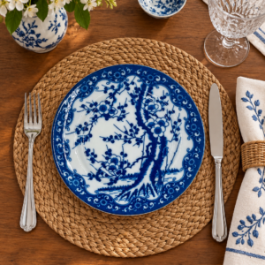 Talerz deserowy porcelanowy Japonia