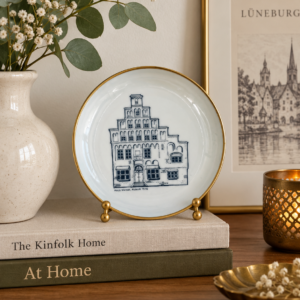 Mały talerzyk kolekcjonerski, podstawek porcelanowy Furstenberg