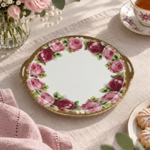 Zabytkowa patera porcelanowa Beyer Bock Turyngia